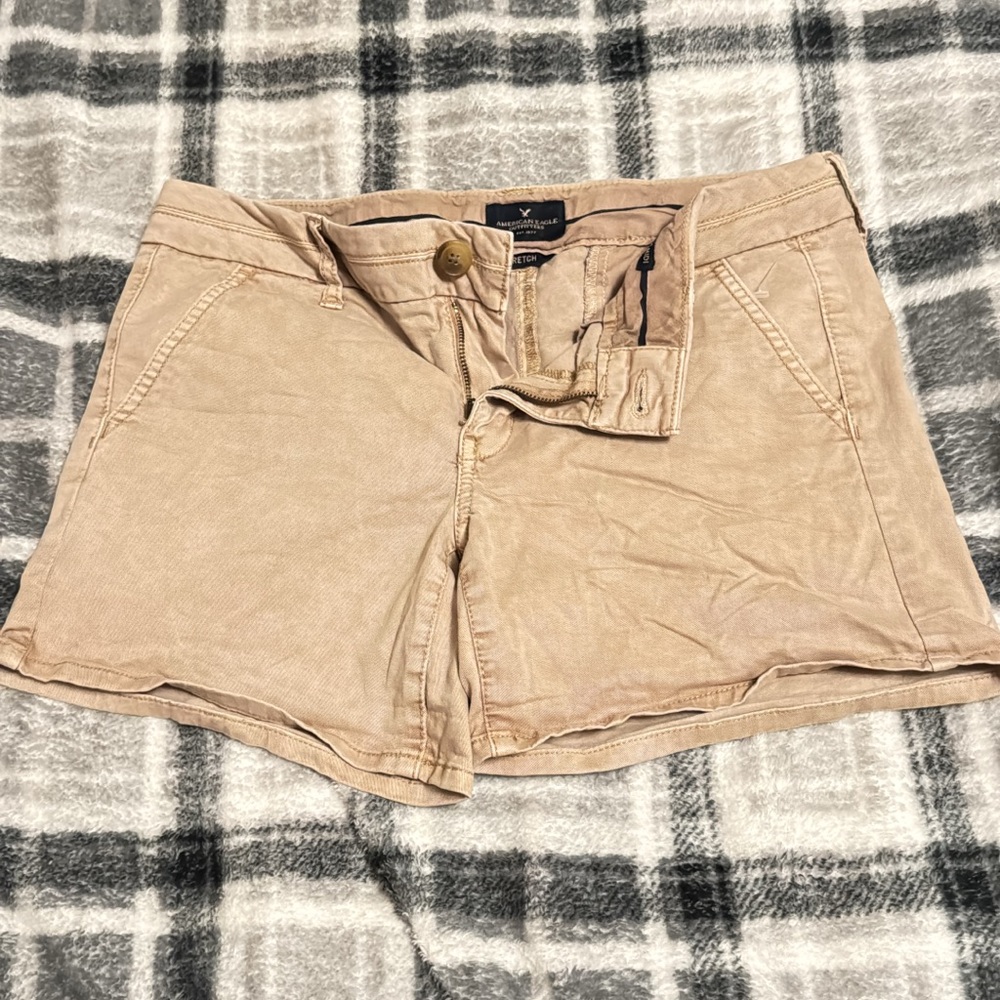 American Eagle Tan Corduroy Shorts